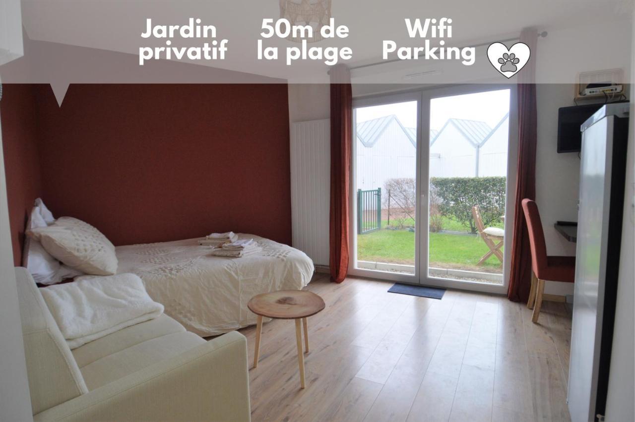 Jardin - A 50M De La Plage - Wifi - Parking Courseulles-sur-Mer Eksteriør bilde
